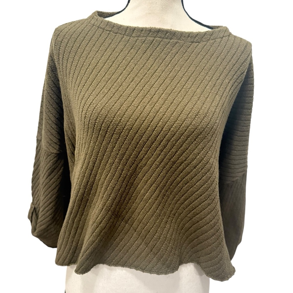 Free People Olive Green Sweater nwot